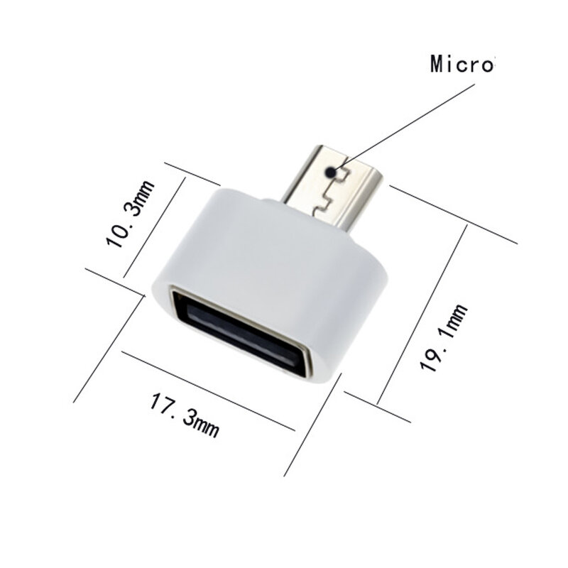 Adaptor USB Tipe C Universal, konverter USB mikro ke USB OTG Mini, adaptor USB Tipe C Universal untuk ponsel Android, konektor Model C micro-usb ke USB 2.0