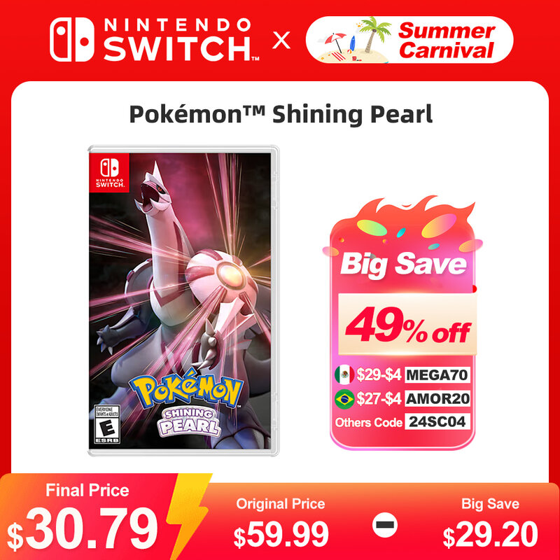 Pokemon Shining Pearl Nintendo Switch-Spiel bietet offizielle Original-Spielkarten-Abenteuer-Genre für Switch oled Lite