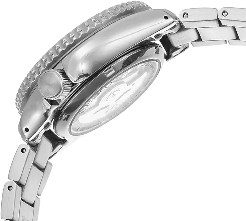 Jam tangan SEIKO asli 5 jam tangan kuarsa putar bulat tali baja tahan air otomatis seri pria jam tangan SRPD53K