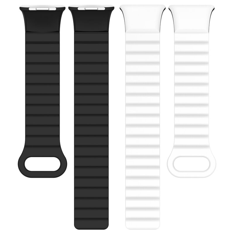 Tali magnetik silikon untuk Redmi Watch 4, aksesori pengganti jam tangan pintar, gelang olahraga lembut untuk Miband 8Pro
