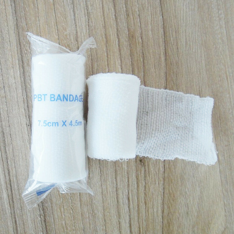 Benda di garza elastica in rotolo 1 per bende per medicazione per ferite di pronto soccorso Kit per cure di emergenza infermieristiche benda