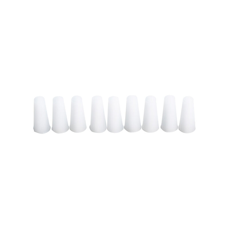 Replacement Brand New High Quality Silicone Cone Plugs High Temp 100Pcs/Set Accessories Classroom For Scientist