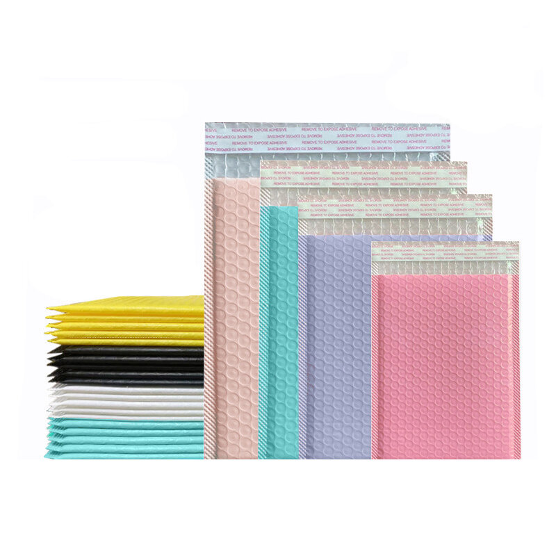 10Pcs Bubble Mailer Self-Seal Packaging Bubble Bag Small Business Supplies Padded Envelopes Jewelry Bubble Envelope Mailing Bags