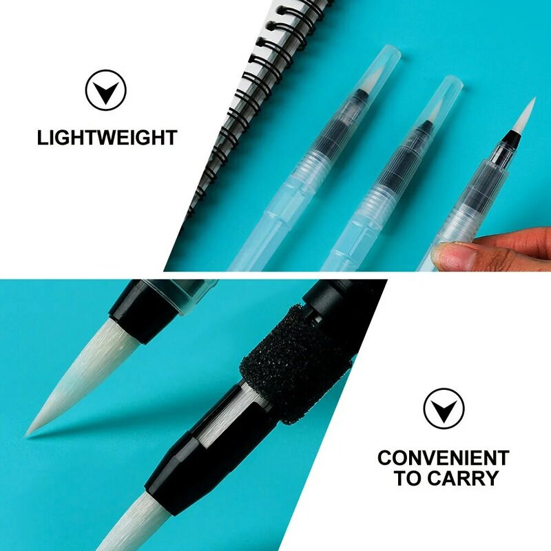 Student Paintbrushes Brush Refillable Color Pen Set For Watercolor Pens For Beginnerss Pen Brushes Color Set Bulk Painting