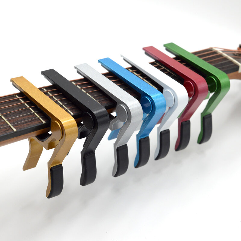CAPO-ukelele de guitarra clásica, Clip ajustable, aleación de aluminio