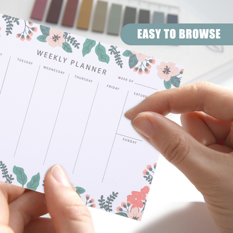 Display Borders for Classrooms Weekly Planner Note Pads Tear-off Planning Notepad