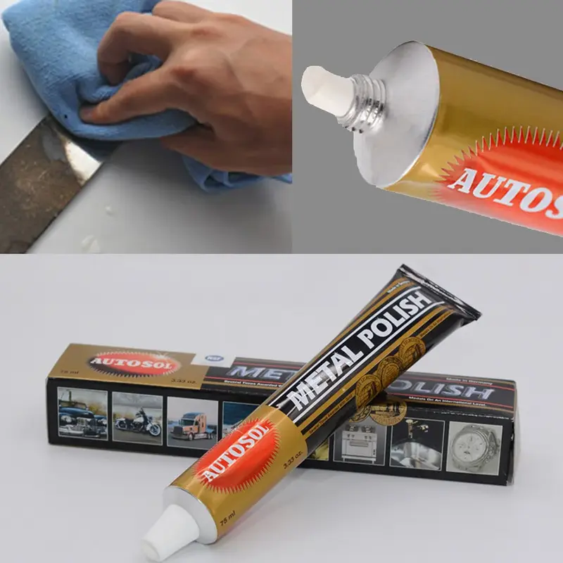 Metal Polishing Agent Cream Knife Machine Polishing Wax Supplies Professional Polishing Paste Rust Oxide Remover Clean Tool 50g