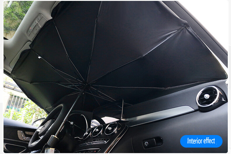 79*140 Auto Voorruit Zonwering Parasol Paraplu Auto