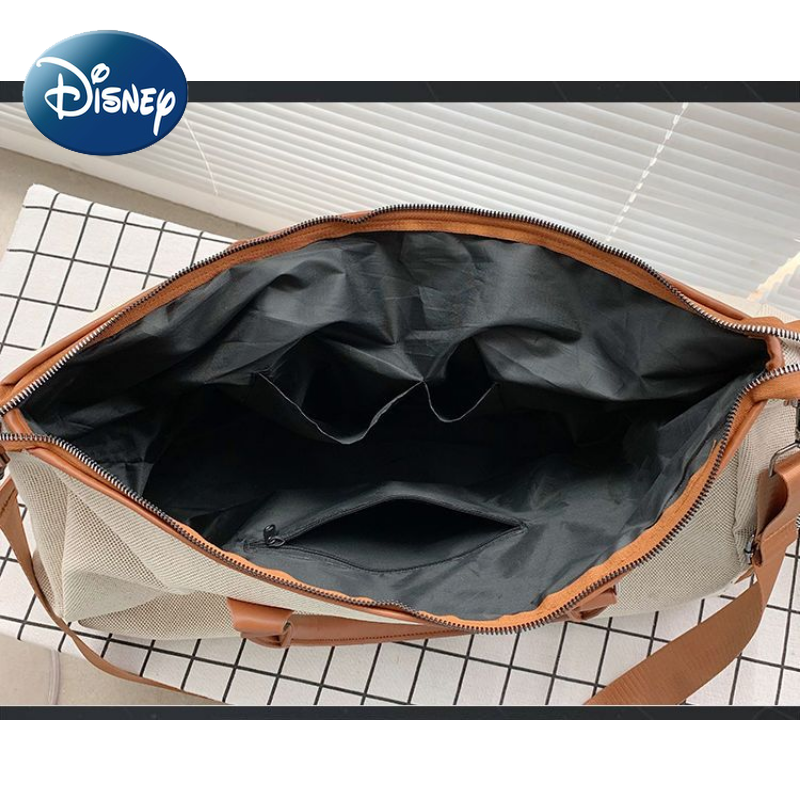 Disney Travel Bag Mickey Mouse Excursion Excursion Canvas Trip Large Capacity Duffel Durable Fitness Tote Bag Carry on Luggage