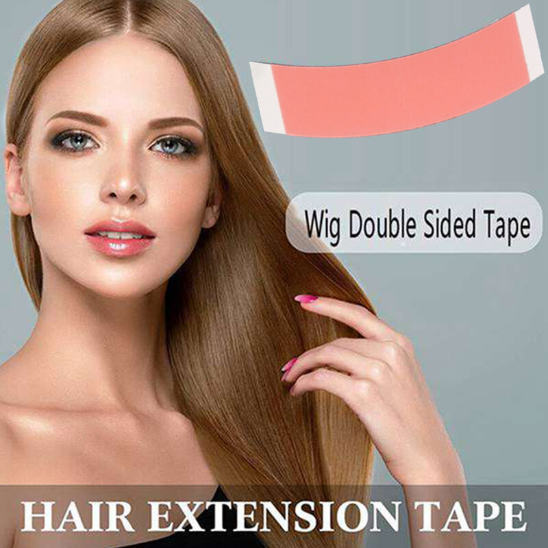 72Pcs/Lot Duo Tac Lace Wig Sided Double Tape Slitting Line Hair Adhesive Extension Strips for Toupees/Lace Wig Film C
