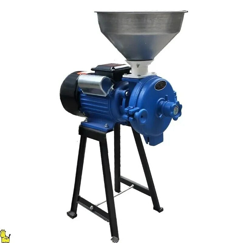 3000W Wet and Dry Grinding Mill Machine Multi-functional Corn Mill Commercial Grinder Chinese Herbal Powder Miller Dry Food 220V