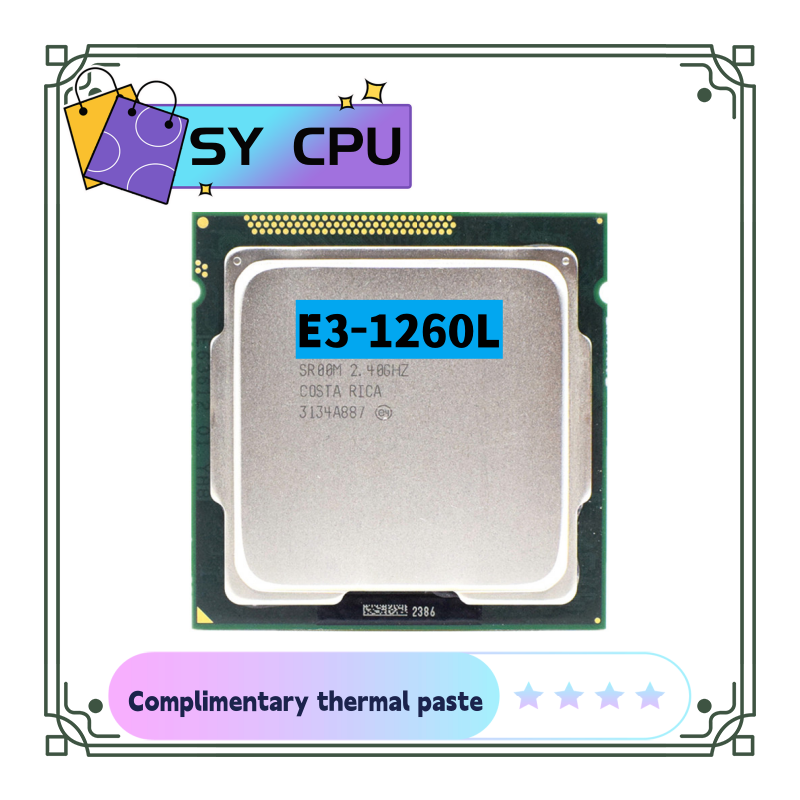 Xeon E3-1260L E3 1260L E3 1260 L 2,4 ГГц четырехъядерный восьмипоточный процессор 45 Вт Процессор LGA 1155