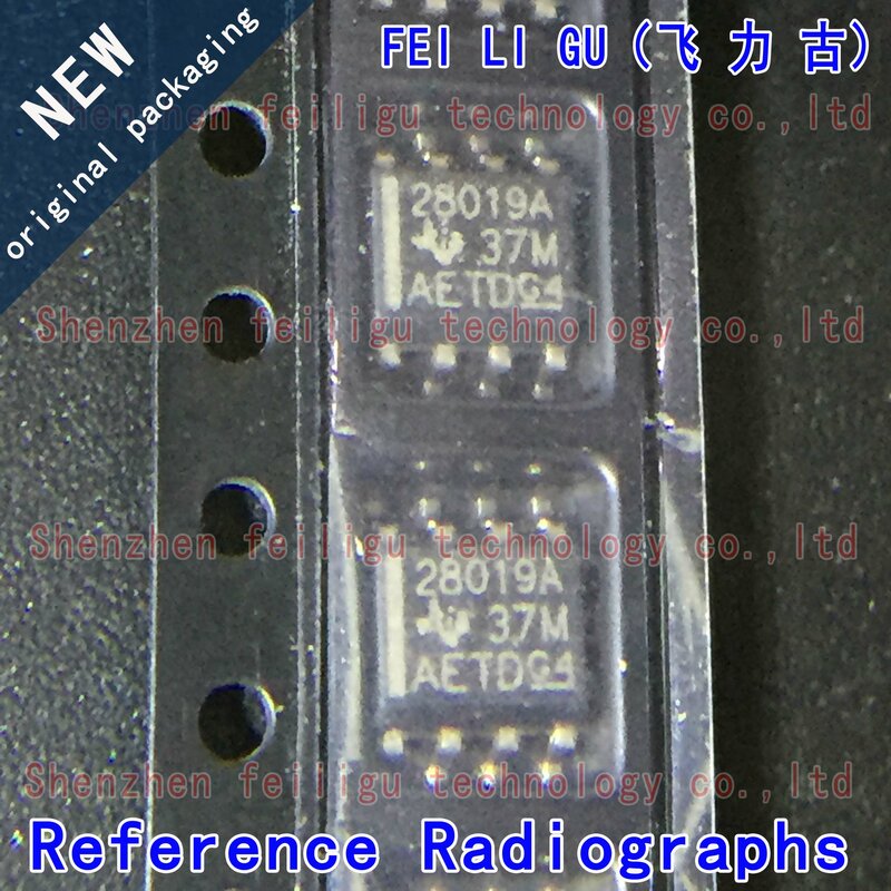 Original PFC Controller Chip, Serigrafia: SOP8, UCC28019ADR, UCC28019A, UCC28019, 28019A, 100% novo, 1-30pcs