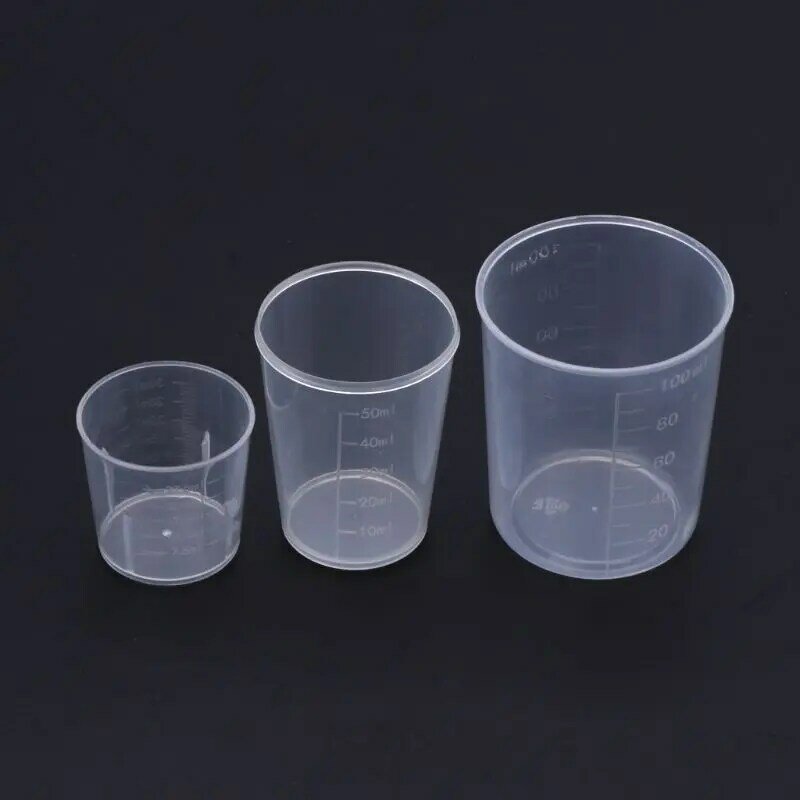 3 copos medição multiuso pces copos mistura da cola epoxy copos do recipiente líquido