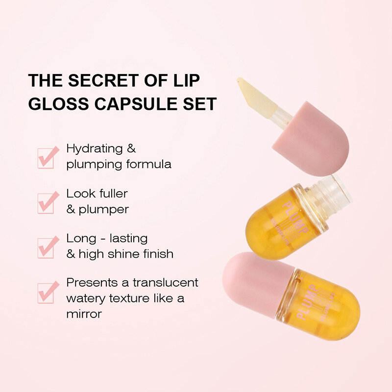 Long Lasting Lip Plumper Oil Instantâneo Volumising Enhancer, Lip Serum, Colágeno Lábios, Volume Aumenta Lipgloss, Cosmética Sexy