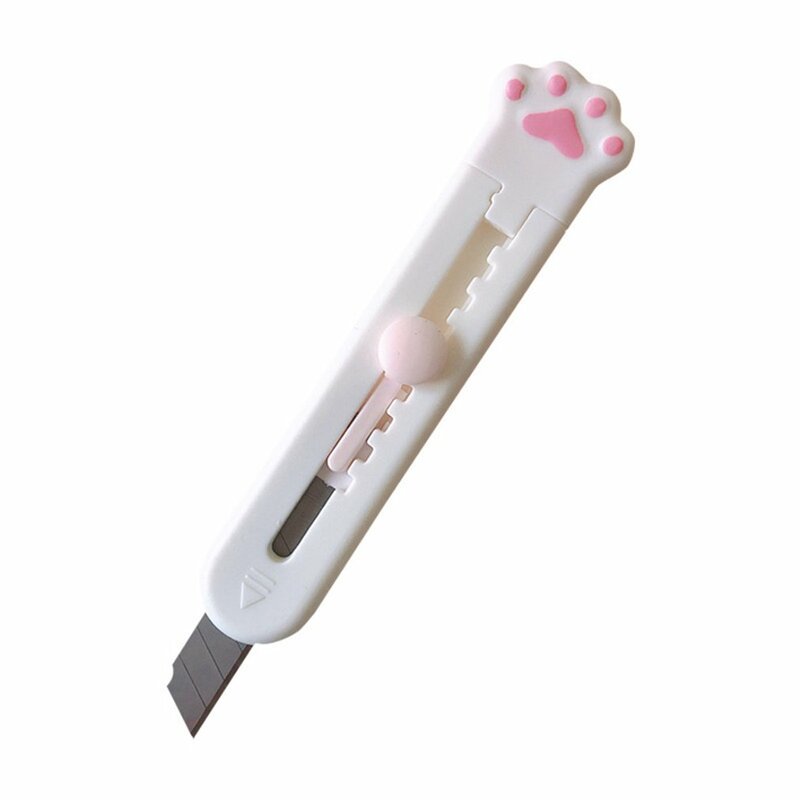 Kantong Mini leukke Kat Poot Seni utilitas Mes Express Doos Mes Papier Cutter kerajinan Wikkelen pisau celana