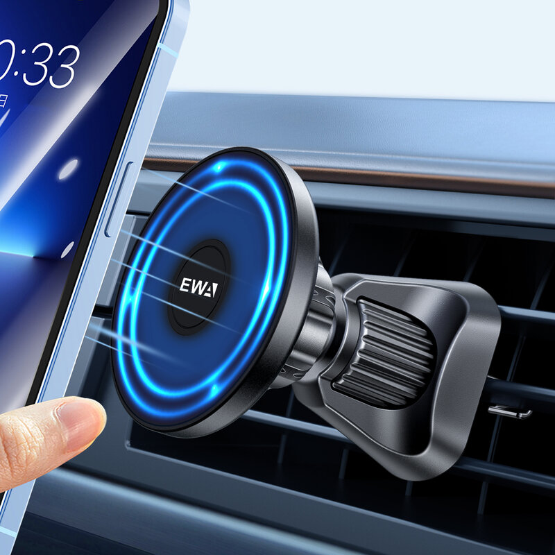 EWA-soporte magnético para coche, funda Compatible con iPhone 14/12/13/ Pro/12 Max/12 Mini/Magsafe, soporte de teléfono para rejilla de aire acondicionado de aire con imán fuerte