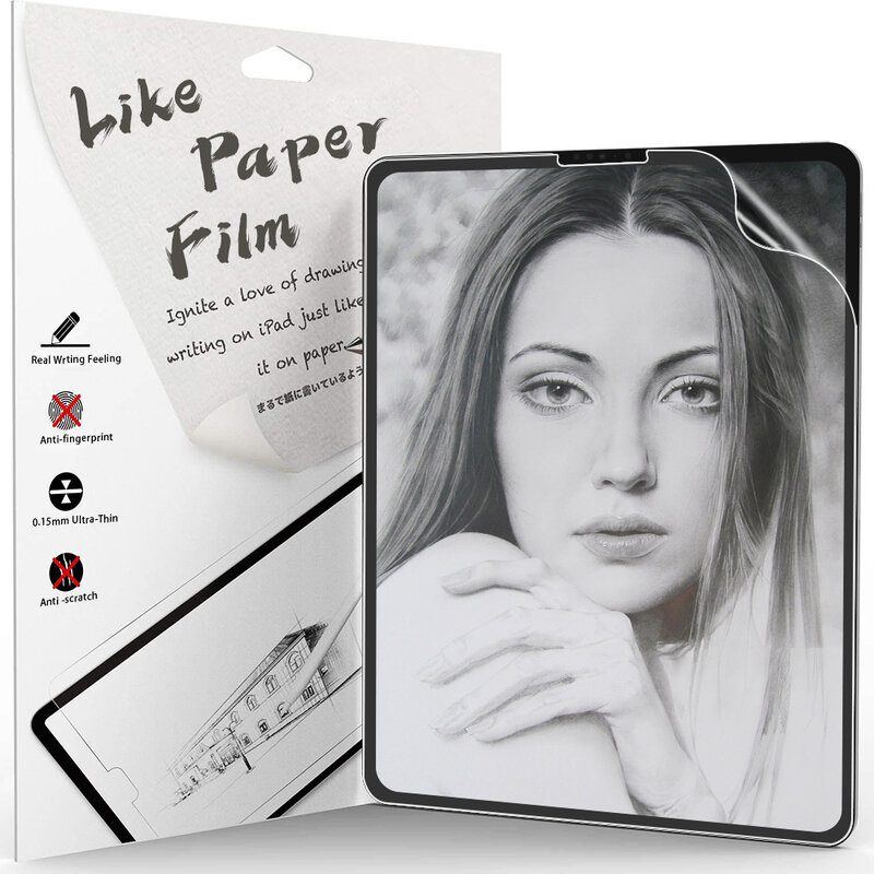 Like Paper Film For Ipad 10 10th 9th Generation Pro 11 4th 12.9 12 9 Screen Protector For Ipad Mini 6 Air 5 4 10.9 10.2 Matte