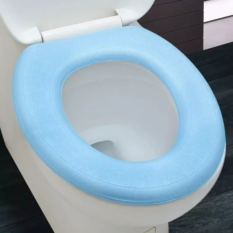 Waterpoof لينة غطاء مقعد المرحاض الحمام قابل للغسل كلوسيستول حصيرة وسادة وسادة O-شكل مقعد المرحاض بيديت غطاء المرحاض الملحقات