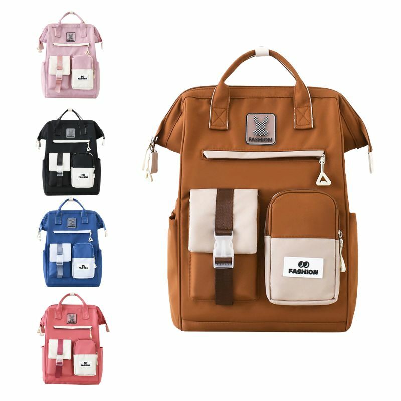 Waterproof Backpack College Vintage Travel Bag for Women and Men,14 Inch Laptop for Student School Bookbags for Teenage Students