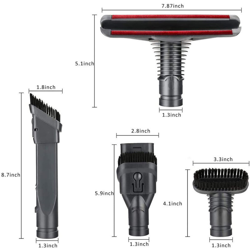 Kit di strumenti di ricambio per accessori di ricambio da 4 pezzi per Dyson V6 DC35 DC44 DC58 accessori spazzola per strumenti per la pulizia della casa