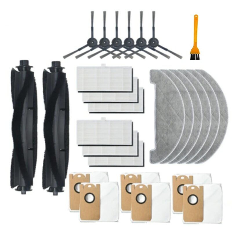 Bolsas de polvo de cepillo principal para XIAOMI VIOMI S9, accesorios para Robot aspirador, mopa, cepillo lateral, piezas de filtro Hepa