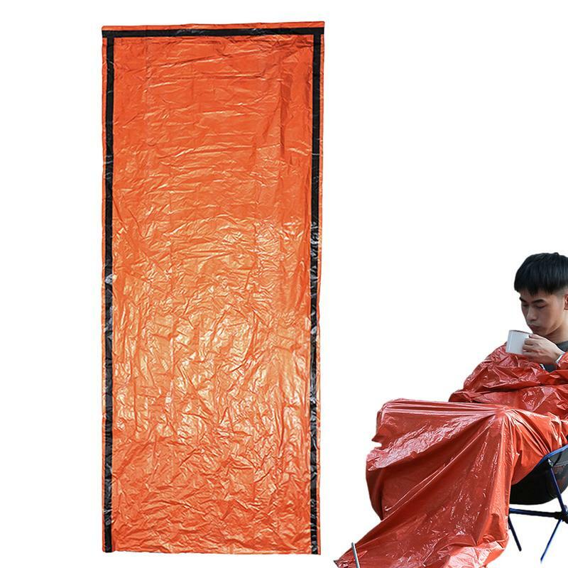 Bivvy-saco de dormir térmico de supervivencia, manta ligera impermeable, equipo de supervivencia, saco de dormir térmico portátil