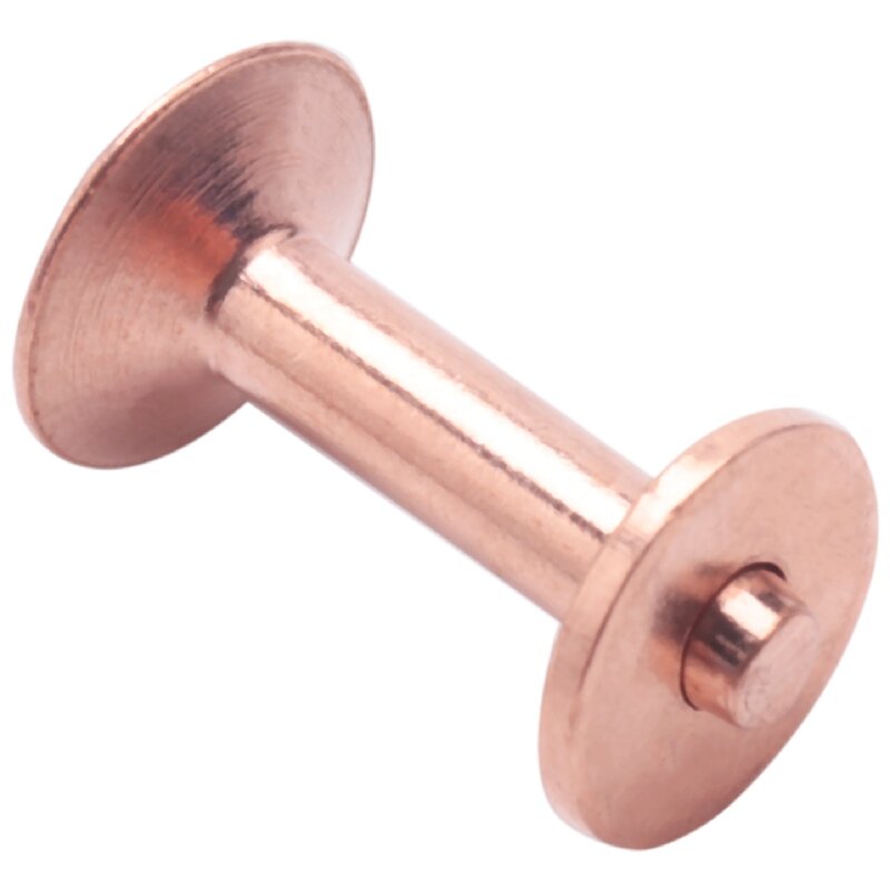 銅リベットとバリのセット,革ベルト,金属リベット,革細工用品,JHD-50インチ (9/16インチ)