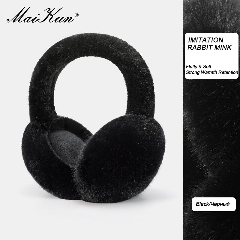 Maikun-orejeras térmicas que combinan con todo, bolsas engrosadas para las orejas de ciclismo, imitación de conejo, Marten, otoño e invierno, novedad