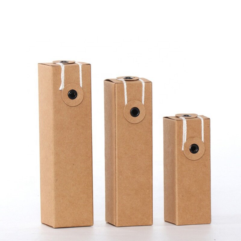 Customized productHot Sales Cheap Quality Kraft Paper Box Packaging for Essential Oil Bottle Cosmetics Packaging Box Ointment Pe