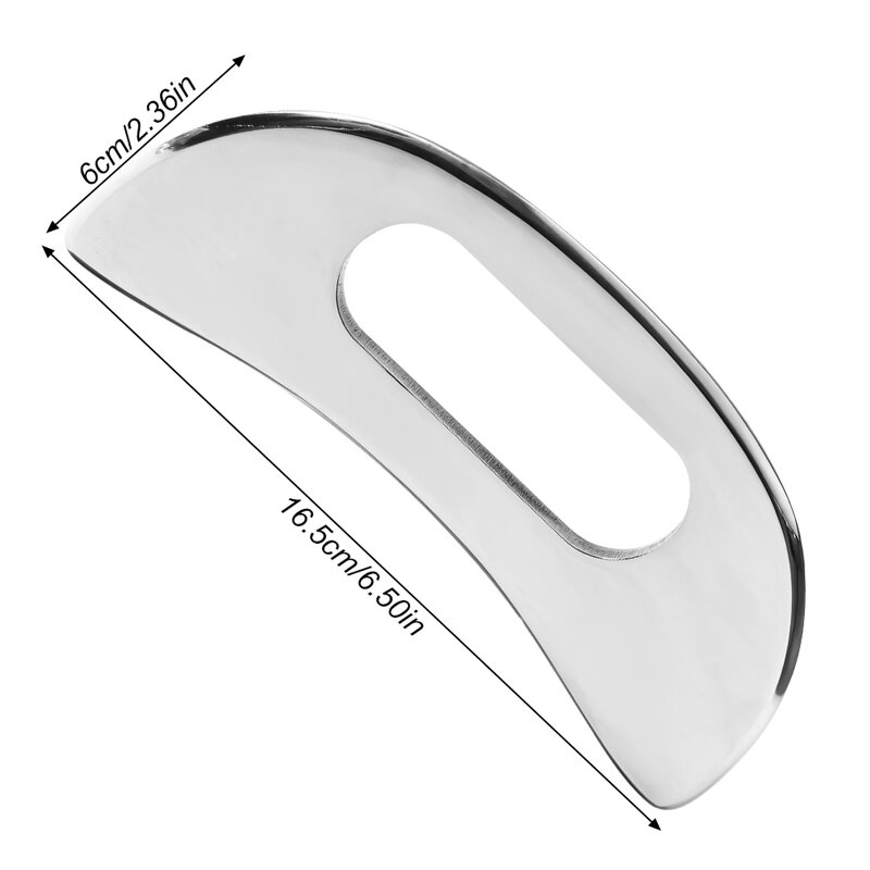1Pcs Stainless Steel Scraping Gua Sha Tools Massage Tool, Muscle Scraper Tool, IASTM Massage Tools for Relaxing Soft Tissue