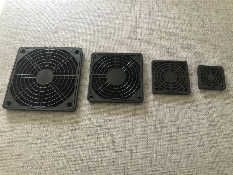 Protector de filtro de polvo de ventilador de plástico 3 en 1, 2 piezas, 40mm, 50mm, 60mm, Protector de parrilla, cubierta a prueba de polvo para PC, filtro de ventilador de ordenador