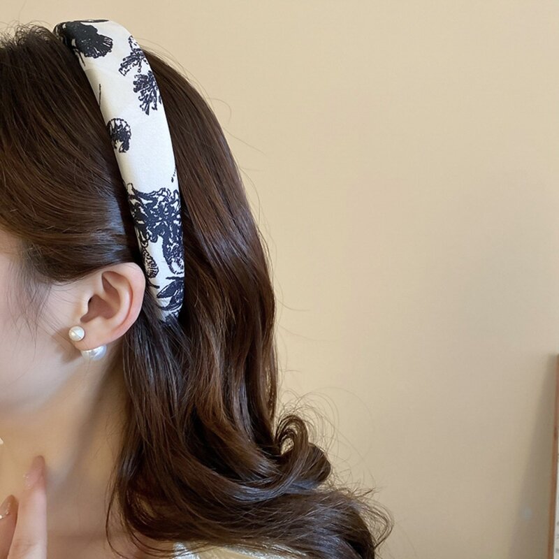 Haarband im alten Stil für Frauen Mädchen Haarschmuck chinesische Tinte Malerei Kopfschmuck