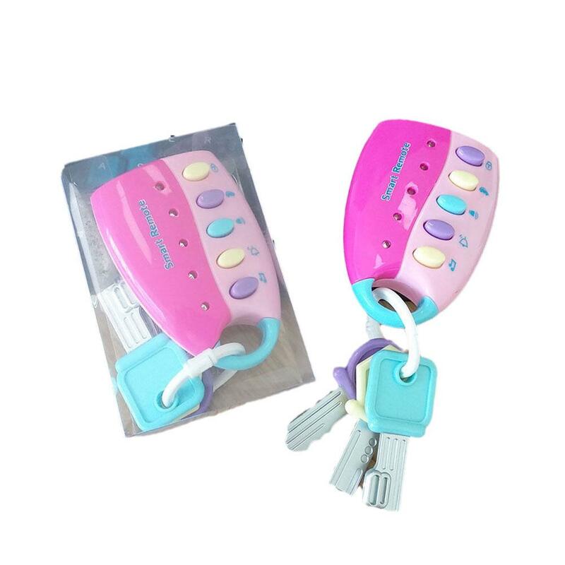 Zabawka dla dziecka muzyka telefon komórkowy zdalnie sterowanym samochodowym klucz wczesne zabawki edukacyjne numerów elektrycznych maszyna do uczenia prezenty dla Ne N5E4
