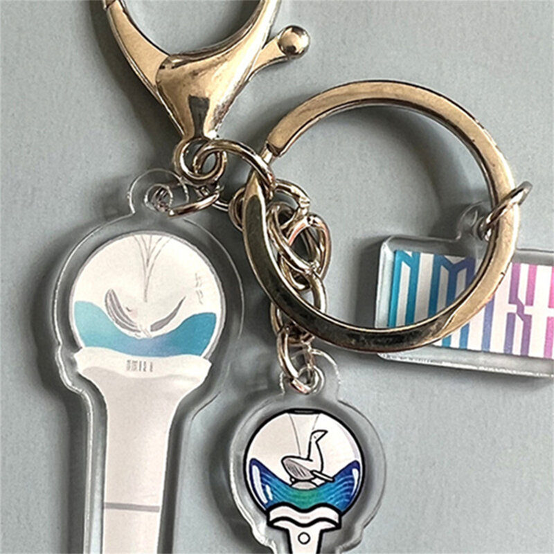 Kpop nmixx Unterstützung Licht Schlüssel bund haewon bae jiwoo Schlüssel ring Anhänger Zubehör Fans Geschenks ammlung