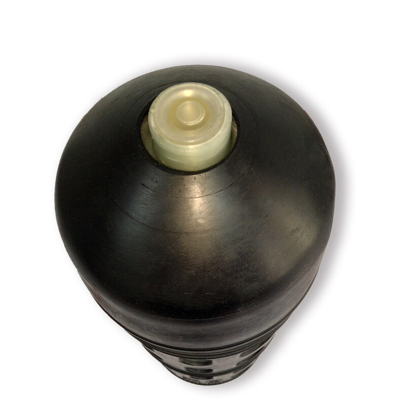 ACECARE-cilindro de buceo de fibra de carbono, 6.8L, tapas protectoras de goma, cubierta completamente envolvente, sin botella