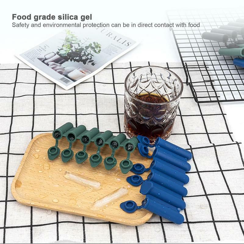 Ice Pop Mold With Lid Kid's Ice Pop Maker Mold Dishwasher-Safe Ice Making Tool For Picnic Party Travel Home And Work Area