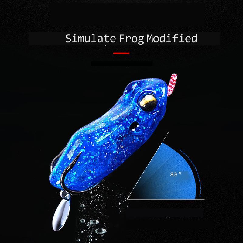 Приманка лягушка модификация с блестками для столкновения с Frogs16.5g верхний угол наклона крови паз крючок Sub приманка