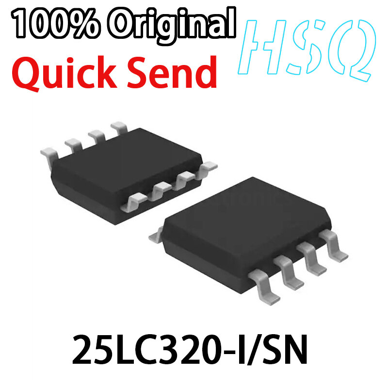 2 шт., 25LC320-I/SN 25LC320T-I/SN, упаковка микросхем памяти SOP-8, новый оригинальный