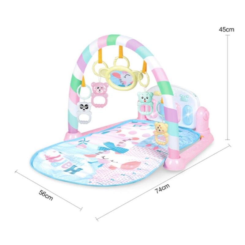 Infant Baby Pedal Piano Playing Mat Cushion Gym Blanket Fitness Bodybuilding Frame Early Educational For Baby Toys