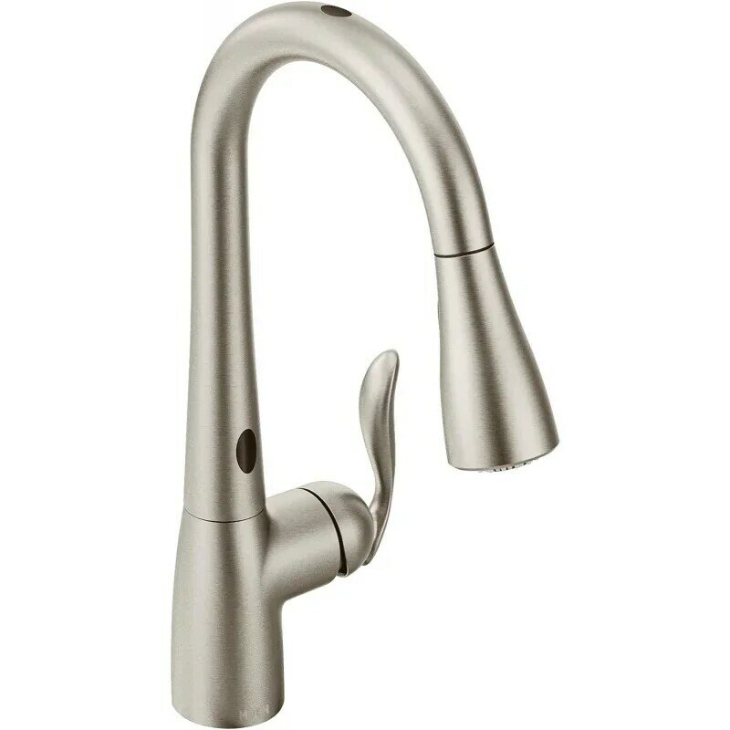 Moen Arbor Spot Resist Stainless Motionsense Two-Sensor Touchless Kitchen Faucet Featuring Power Clean, One-Handle Kitchen Sink