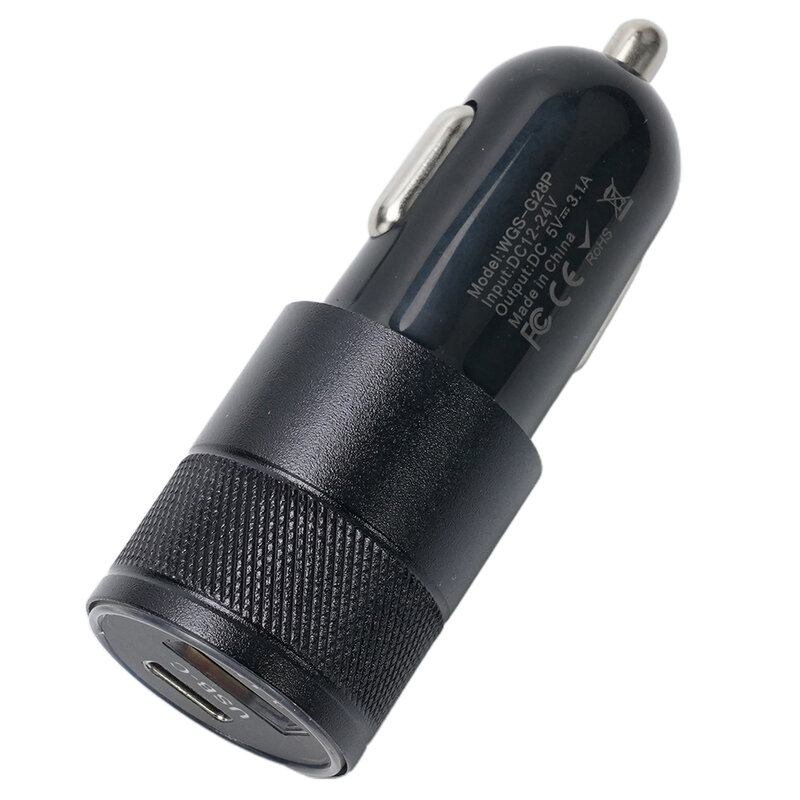 65W Quick Charge 3.0ที่ชาร์จแบตในรถบุหรี่อะแดปเตอร์ไฟแช็ค USB Type C ชาร์จซ็อกเก็ตเต้าเสียบสายไฟภายในเปลี่ยน