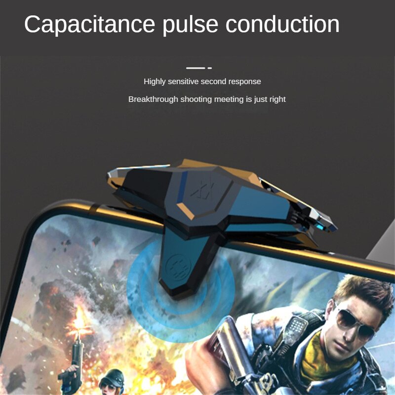 Game Pulse Key Trigger Abs Firm Non-slip Universal Light Weight Game Accessories Gamepad Js66 Quick Response Game Devices