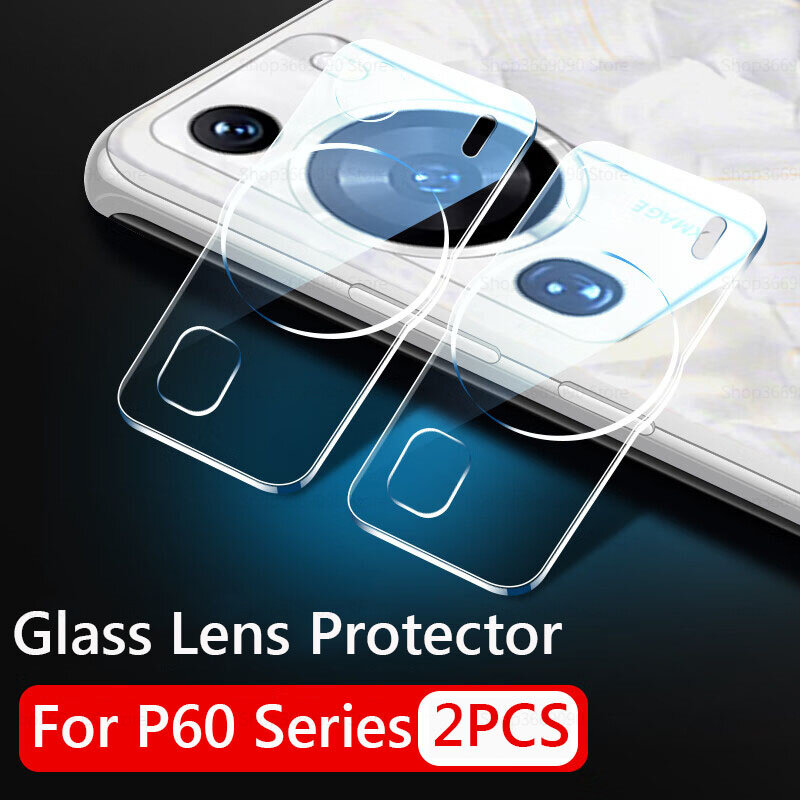 2 Pieces Camera Lens Tempered Glass Protector Film For Huawei P60 Pro Art P60Pro P60Art Lens Film