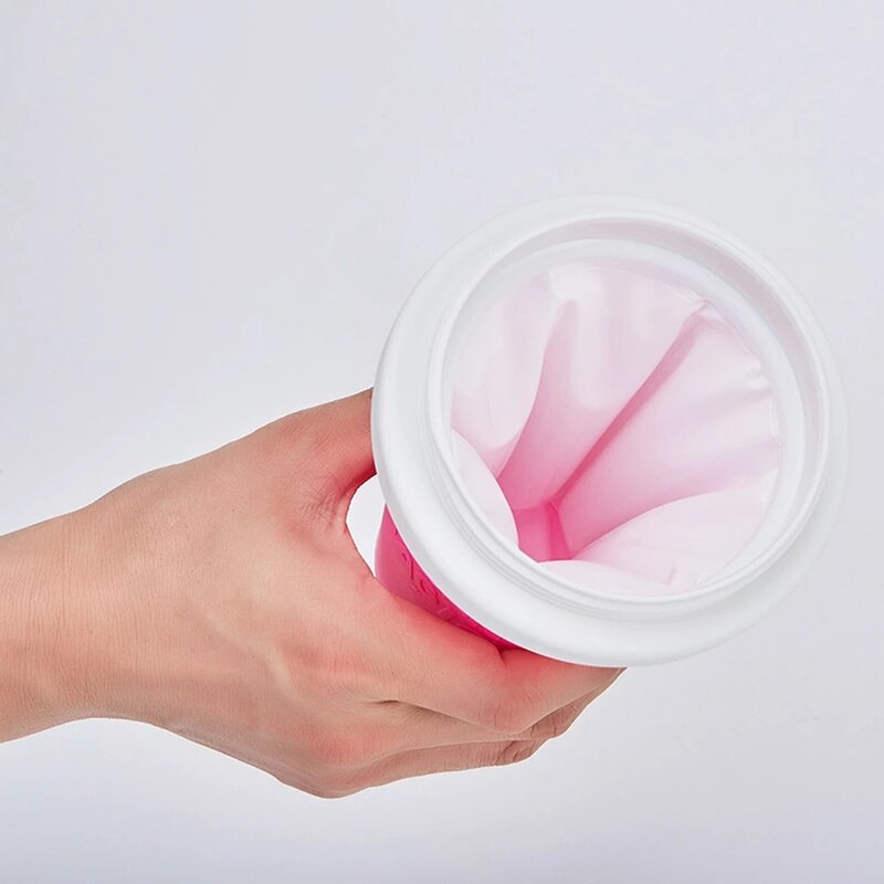 Silicone Quick-frozen Ice Cream Maker Squeeze Cup Diy Homemade Durable Quick Cooling Slush Cups Milkshake Bottle Cup