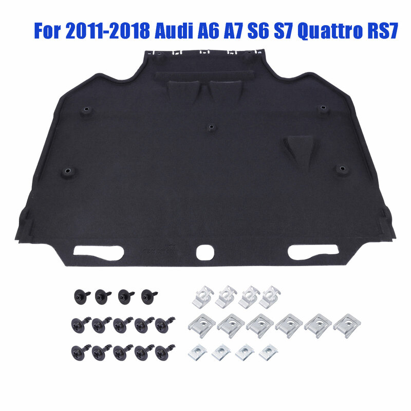 For Audi A6 ( 4G C7 ) A7 (4G) 2011-18 Engine Splash Guard+Mounting elements