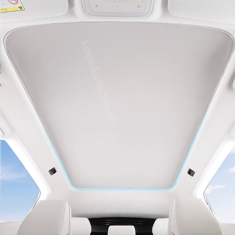 Carro Sunroof Shade Curtain Heat Shield, Roof Sunscreen Plate, Modificado Acessórios de Decoração, Fit for ZEEKR X, 2023, 2024