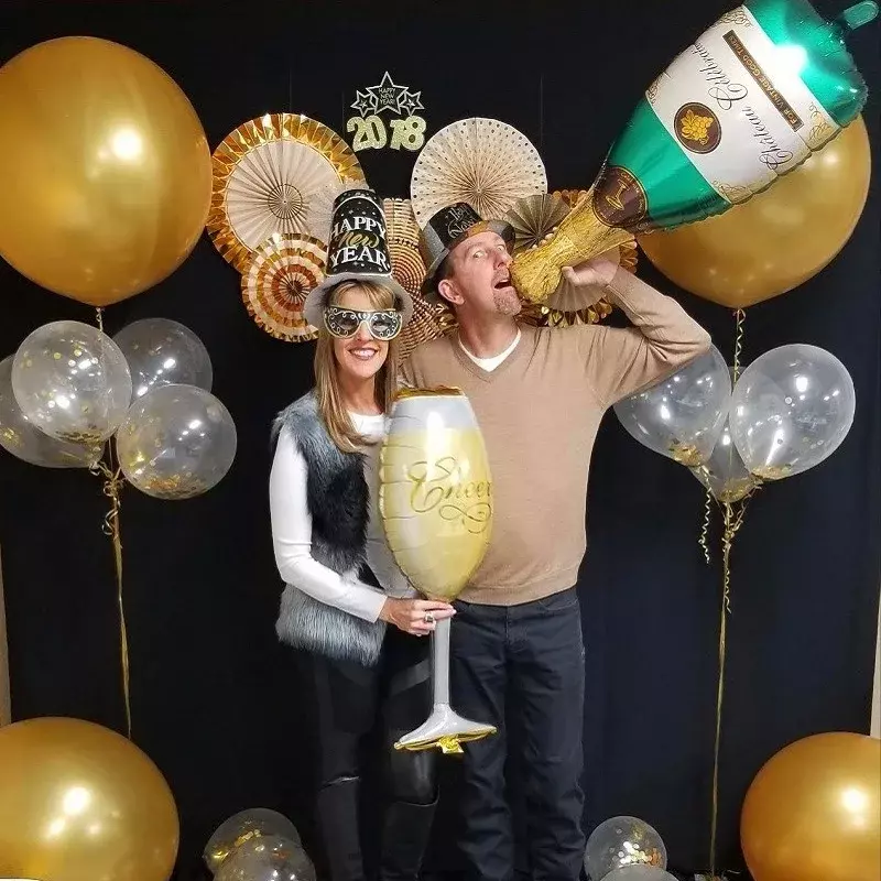 Donuts balloons beer bottles cake Foil  Large For children adult Birthday Party Wedding Decoration