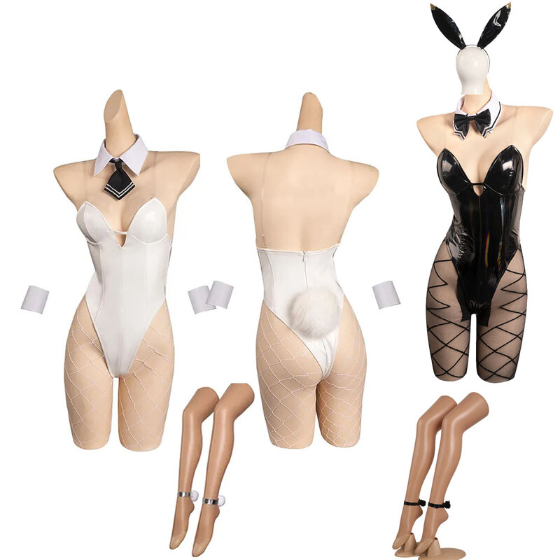 Blanc przebranie na karnawał NIKKE bogini zwycięstwa kostium króliczka seksowny mundur dla dziewcząt kobiety stroje Halloween przebranie kostium imprezowy
