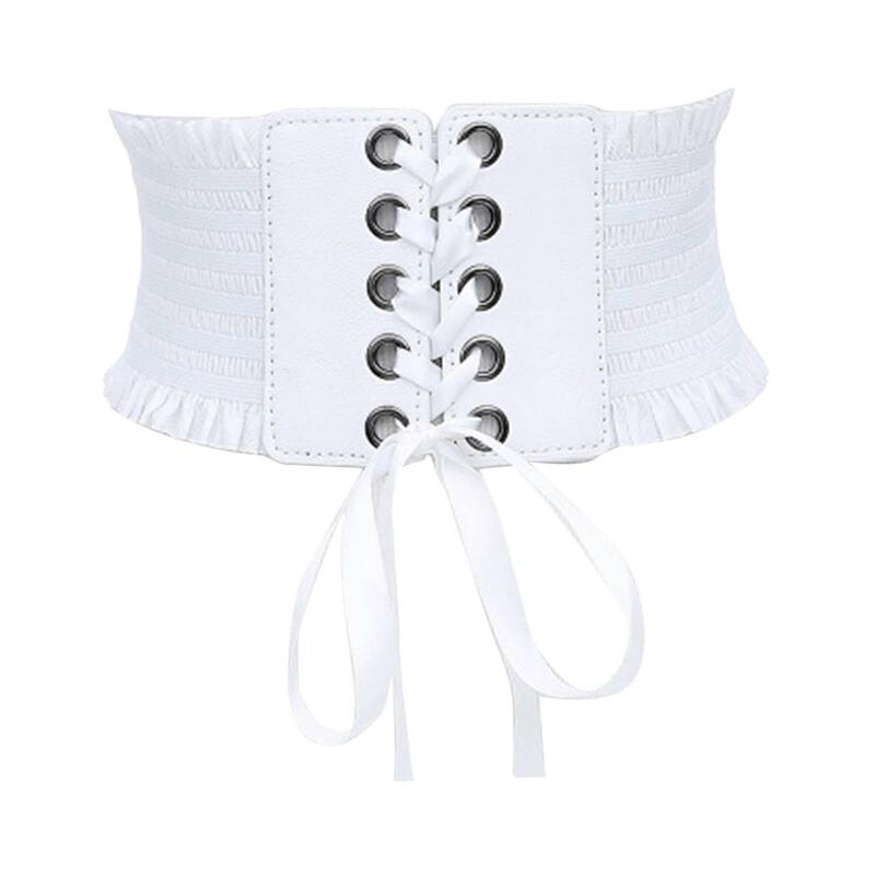 Cintura corsetto per donna ampia elasticità cintura sottoseno avvolgente per abiti
